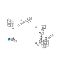 OEM Ford Air Outlet Tube Clamp Diagram - 3S4Z-9C632-CA