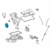 OEM 2005 Mercury Montego Pulley Diagram - 5F9Z-6312-AA