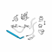 OEM BMW 328i Power Steering Loop Diagram - 17-11-7-522-119