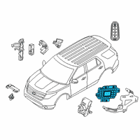 OEM 2019 Ford Explorer Junction Block Diagram - JU5Z-15604-BB