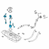 OEM 2016 Hyundai Veloster Complete-Fuel Pump Diagram - 31110-2V501