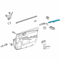 OEM 2016 Toyota Camry Armrest Diagram - 74220-06200-C0