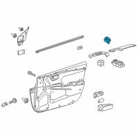 OEM 2021 Toyota Avalon Lock Switch Diagram - 84930-0E160