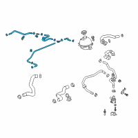 OEM 2020 Chevrolet Equinox Overflow Hose Diagram - 84390534