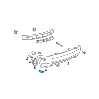 OEM 2006 Scion xA Reflector Diagram - 81590-52050