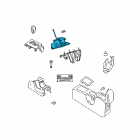 OEM 2014 Dodge Journey Transmission Shifter Diagram - 4766410AE