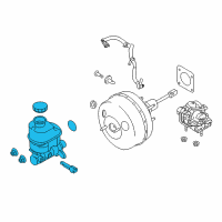 OEM Ford F-150 Master Cylinder Diagram - 9L3Z-2140-F