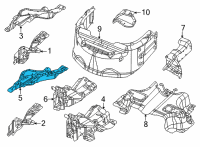 OEM 2021 Jeep Grand Cherokee L SHIELD-EXHAUST Diagram - 68429465AD