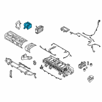 OEM 2018 Kia Niro Blower Unit Assembly-Battery Diagram - 37580G2100