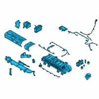 OEM 2018 Kia Niro Battery System Assembly Diagram - 37501G5120