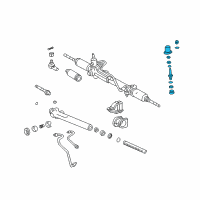 OEM Toyota Pinion Assembly Diagram - 44210-04020