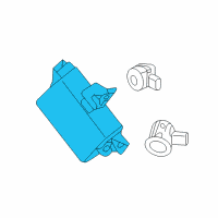 OEM Nissan Titan XD Controller Assembly-SONAR Diagram - 28532-3JA2C