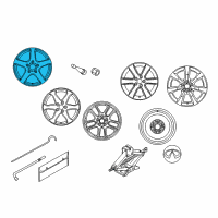 OEM 2003 Infiniti G35 Wheel Rim Diagram - 40300-AL026