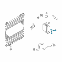 OEM 2003 Infiniti G35 Hose-Reserve Tank Diagram - 21741-AL500