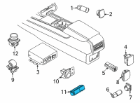 OEM Lincoln SWITCH ASY Diagram - LJ7Z-14D694-AA