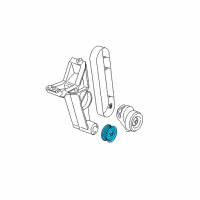 OEM 2000 Mercury Mountaineer Pulley Diagram - F67Z-6312-AA