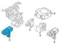 OEM 2021 Kia Sorento Sensor Assembly-A Type C Diagram - 95920L1000