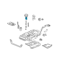 OEM Acura MDX Fuel Water Separator Filter Diagram - 16010S3VA00