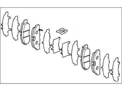 Acura 06455-SEP-A00 Shim Set, Front