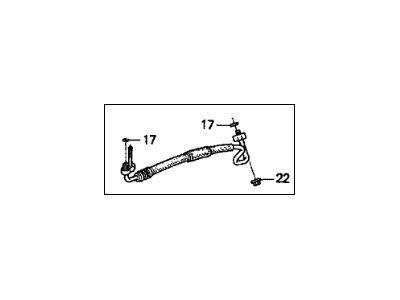 Acura 80315-SZ5-A01 Hose, Discharge