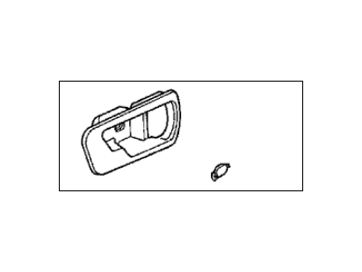 Acura 72680-SW5-003ZL Handle Assembly, Left Rear (Outer) (Cayman White Pearl)