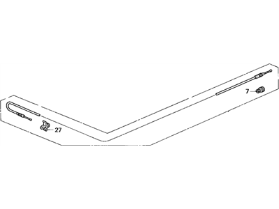 Acura 74130-SZ5-A00 Wire Assembly, Hood