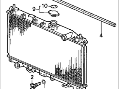 Acura 19010-P1R-901 Radiator (Denso)