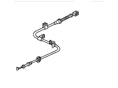 Acura 47510-SW5-A52 Wire A, Passenger Side Parking Brake