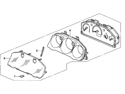 Acura 78100-S3V-A31 Meter Assembly, Combination