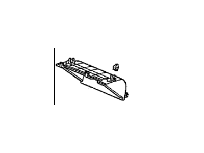 Acura 77291-S3V-A01ZA Panel, Center Garnish (Lower) (Graphite Black)