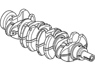 Acura 13310-R6A-000 Crankshaft