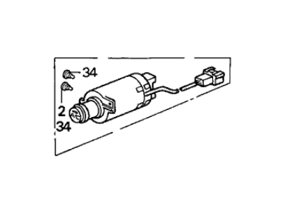 Acura 80410-SK7-A01 Switch Assembly, Air Conditioner