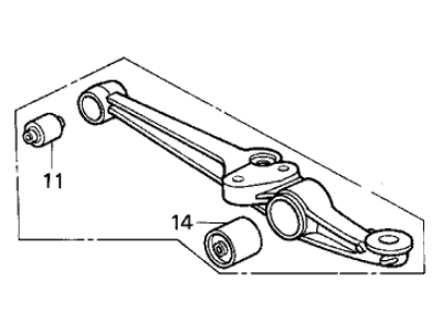 Acura 51355-SK7-010 Arm, Right Front (Lower)