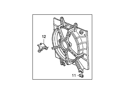 Acura 19015-PR3-905 Shroud (Toyo)