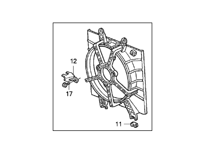 Acura 19015-PR3-906 Shroud (Sak)