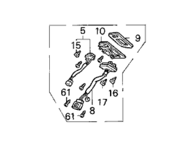 Acura 35750-SP1-A11 Switch Assembly, Power Window Master (Wood)