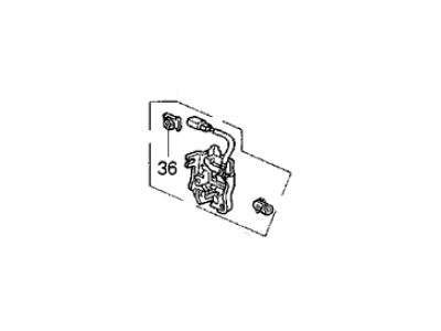 Acura 74851-SL5-A01 Lock, Trunk