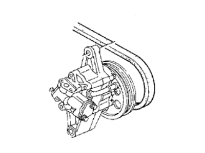 Acura 56992-PV0-003 Belt, Power Steering Pump (Mitsuboshi)
