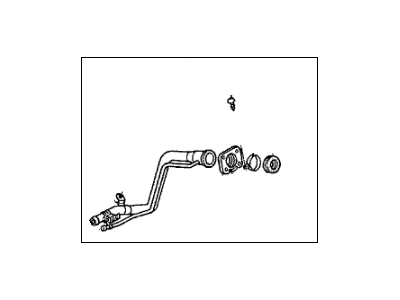 Acura 17660-SL5-A01 Pipe, Fuel Filler