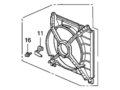 Acura 19015-PV1-015 Shroud (Sak)