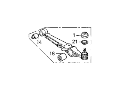 Acura 51365-SL5-A02 Arm, Left Front (Lower)