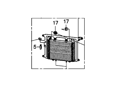 Acura 25500-58H-A01 Cooler Assembly, Gear Oil (Toyo)