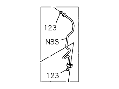 Acura 8-97085-843-0 Pipe, Receiver Tank