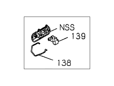 Acura 8-97817-277-1 Handle Outside, Front