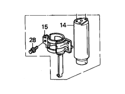 Acura 80350-SP0-N60 Receiver Assembly