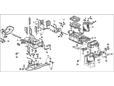 Acura 79100-SP0-A42 Heater Unit Assembly (Automatic Air Conditioner)