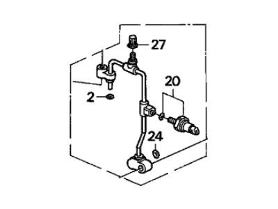 Acura 80331-SP0-023 Pipe, Condenser