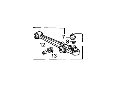 Acura 52350-SP0-003 Arm A, Right Rear (Lower)