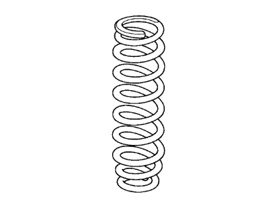 Acura 51401-SP0-A01 Spring, Front (Mitsubishi)