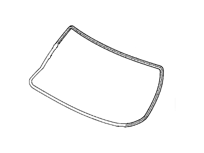 Honda 73125-SD4-000 Rubber, FR. Windshield Dam